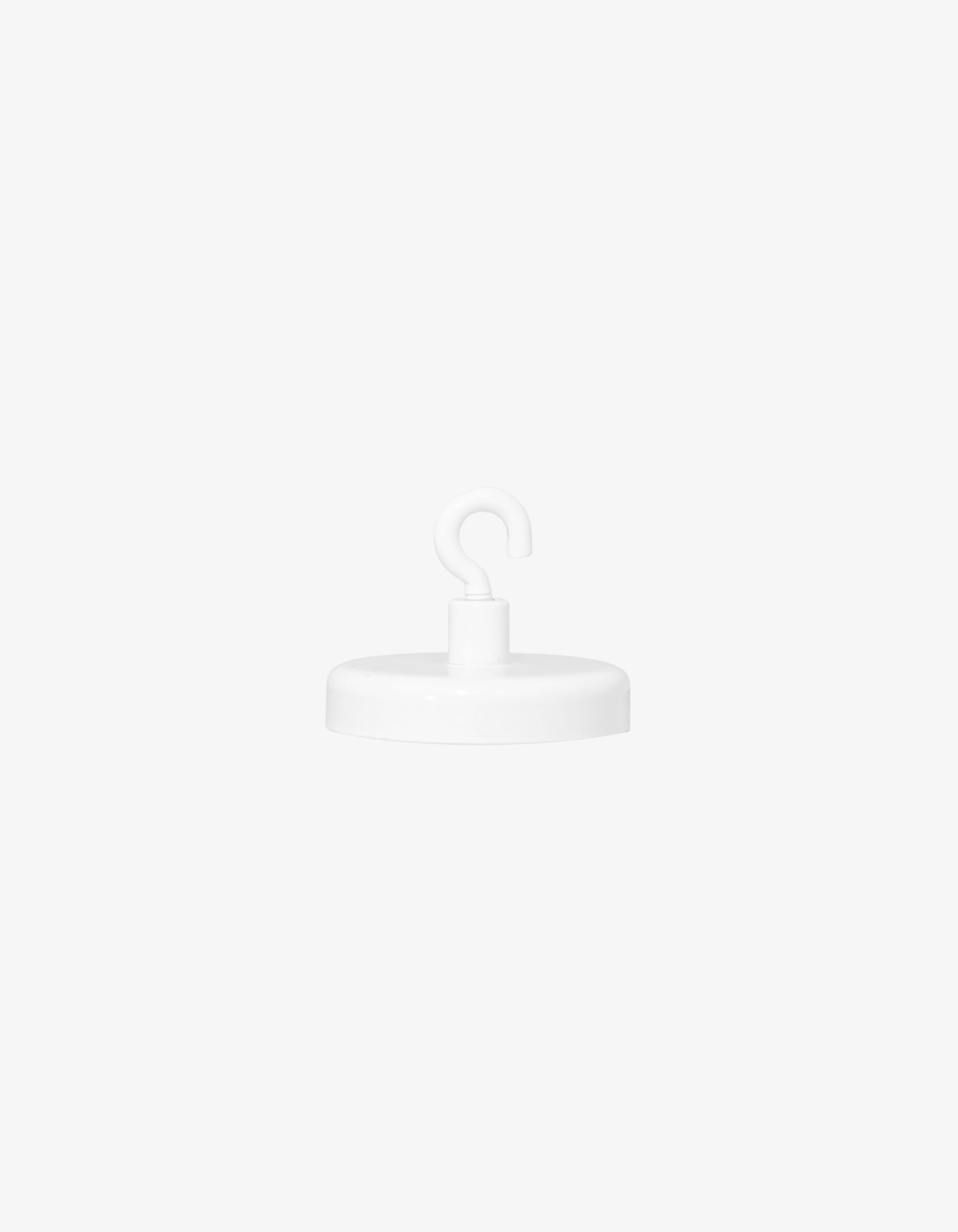 white magnetic hook – 1 of 2